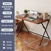 Escritorio Plegable para Estudiantes, Escritorio de Estudio en Casa para Escribir, Mesa para Apartamentos Pequeños, Escritorio de Oficina Simple para Computadora