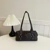 Bolso tipo Baguette Metálico Decorado de Moda 2026, Bolso de Hombro, Bolso de Hombro Vintage Versátil Exquisito para Mujer