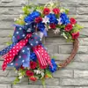 Venta Caliente en Amazon Guirnalda Decoración Día de la Independencia Americana Fabricante de Guirnaldas de Navidad Venta al por Mayor 2025 Nuevo Estilo Zonghong