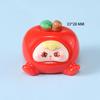 Resina Dibujos Animados Expresión Tridimensional Bolsa Fruta Cachorros Accesorios DIY Adornos de Escritorio para Coche Material Llavero