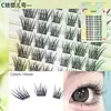 Pegamento para Pestañas Postizas Tipo 10 Filas Gama Completa Gran Capacidad Girasol Zorro Garra de Gato Natural Flor Grande Rizadas Pestañas