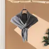 Bufanda de Triángulo Grande Perforada 100% Cachemira Pura Chal de Punto Ropa de Abrigo Nueva Otoño Invierno Capa Suave Cálida Calentador de Cuello