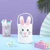 Comercio exterior al por mayor nuevo hecho a mano para niños de dibujos animados lindo cesto de Pascua bolso de mano de fieltro bocadillos decoración de regalo