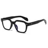 Nuevas gafas de sol cuadradas clásicas europeas y americanas para hombre y mujer, con detalles de remaches, modernas y versátiles, gafas de sol personalizadas para exteriores casuales