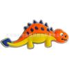 Zapatos de goma blanda de PVC de dinosaurio fluorescente, hebilla decorativa para agujero de zapato, flor de zapato, Amazon al por mayor en stock