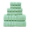 Traje de Toalla Lisa de Algodón Puro Juego de Tres Piezas Toalla Cuadrada Absorbente para Lavar la Cara Toalla de Regalo para Hotel Salón de Belleza Toalla de Baño Formulación