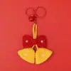 Enfeites de Natal de Crochê, Mini Luvas Fofas de Desenho Animado, Chapéus de Natal, Chaveiros, Pingentes de Bolsa de Pelúcia