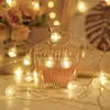 Luzes de fada LED, bolinhas redondas pequenas, luzes de céu estrelado, atacado para decoração de quarto, luzes de estrela a bateria, luzes decorativas femininas e da moda