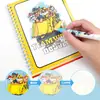 Libro de pintura mágica con agua para niños pintura con agua transparente equipo Wang Wang pintura jardín de infantes graffiti bebé rompecabezas entrenamiento de concentración