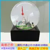 Bola de Cristal Personalizada Bola de Nieve de Ciudad Adorno Transfronterizo Decoración del Hogar Globo de Agua Artesanía de Resina Adorno de Escritorio