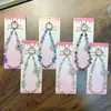 Cadena Colgante para Teléfono Móvil Flor de Diamante Llavero de Coche con Cuentas de Cristal Lanyard para Niñas Bolsita de Regalo Pequeña Colgante Venta al por Mayor