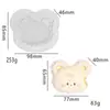 Molde DIY Squishy Serie de Tejido de Invierno Pato Acostado Squishy Cachorro Lindo Animal Molde de Silicona