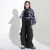 Disfraz de jazz para niña, guapo traje de actuación hip hop japonés, conjunto para niños, hip hop hiphop, pasarela, escenario, moda