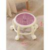Taburete pequeño universal con ruedas y polea, taburete bajo, móvil, para el hogar, pequeño y hermoso, banco de costura, taburete pequeño para sentarse, taburete pequeño redondo con ruedas.
