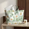 2026 Nuevo Sitio Independiente Transfronterizo Temu Bolso de Mano Impermeable PVC+Lona Portátil de Viaje Bolso de Hombro Bolso Tote