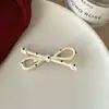Pinza para el Cabello con Lazo de Lunares Rojos Ankora Lindo Clip Blanco para Flequillo Dulce Pinza de Agarre Pinza Lateral Femenina Pinza para el Cabello Femenina