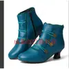 Botas de Mujer de Tacón Alto de Talla Grande, Nuevas para Otoño e Invierno, Transfronterizas, Botines de Tacón Grueso para Mujer 40-43