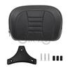 Accesorios de respaldo para motocicleta compatibles con Harley, cojín de respaldo modificado de deslizamiento grande 97-18, almohada de respaldo extraíble