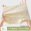 Ropa interior de algodón puro para mujer 10A antibacteriana, entrepierna extendida, boxers sin costuras para mujer, talla grande para mujeres de talla grande