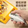 Máquina Selladora Portátil de Prensa Manual, Herramienta Selladora de Bolsas de Snacks, Máquina Selladora de Plástico Mini Multifuncional de Doble Uso para Abrir y Sellar Bolsas