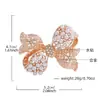Broche Laço Pérola Dourada Alto Padrão Luxo Leve Vintage de Alto Padrão Corsage Acessórios para Vestido Alfinete Fivela de Toalha de Seda