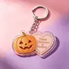 Llavero Acrílico Edición Limitada Transfronteriza para Halloween, Acción de Gracias y Bodas - Diseños de Calabaza, Fantasma y Rosa - Dulce y Genial Recuerdo