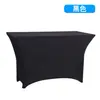 Funda Elástica Rectangular de 6 pies de Cobertura Total para Mesa de Conferencia, Boda, Banquete, Mesa de Registro, Mesa de Cóctel, Mesa de Comedor