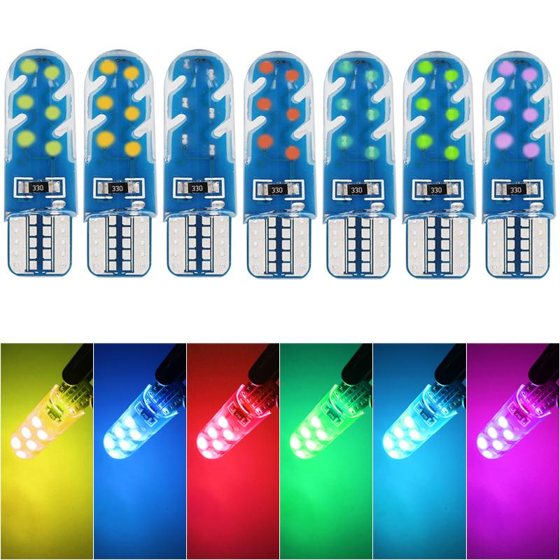 T10 硅胶COB 12SMD 常亮