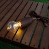 Luz Portátil para Camping al Aire Libre Iluminación Retro Luz LED de Cadena de Tirar Luz para Tienda de Campaña Luz para Atmósfera Navideña de Camping Luz Colgante Decorativa