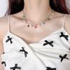 Accesorios esenciales de verano para el dopamina wear ~ temperamento dulce chica personalidad color combinable cadena clavicular femenina marea