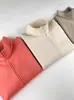 Estilo Outono e Inverno Jaqueta com Zíper e Gola Alta Linha de Moda High Street Nevoeiro Essenciais Jaqueta de Lã Masculina Solta de Manga Longa