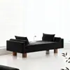 Banqueta de Sofá Minimalista Nórdico com Tecido e Pés de Madeira Maciça, Adequada para Hotel, Casa, Closet, Sala de Estar, Recepção, Quarto e Pé da Cama