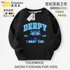 Sudadera para Niñas Kpop Hunter Ropa de Moda Infantil Otoño Primavera y Otoño Tops Casuales de Cuello Redondo para Niñas