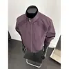 Jaqueta masculina da moda, jaqueta baseball curta fit26, silhueta cl, desconstruída, verão e outono, estilo americano ean, legal e estilosa