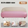 Sofá doble estilo francés crema para apartamento pequeño, dormitorio, salón de belleza, recepción, internet, popular.