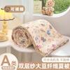 Nueva colcha de soja para dormir, grado madre e hijo, colcha fresca de verano, hilo de doble capa, colcha de verano, Clase A, súper suave, colcha para aire acondicionado, colcha delgada, lavable a máquina