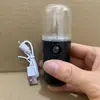 Instrumento Hidratante com Spray Umidificador Facial Pequeno Portátil Umidificador Hidratante de Pellets Carregamento Instrumento de Beleza