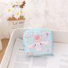 Bolsa de almacenamiento portátil para toallas sanitarias, ideal para viajes, para tías, de algodón, con diseño de crayón y luna nueva.