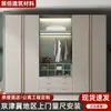 Armario de una puerta, Gabinete de combinación de almacenamiento de madera maciza moderno minimalista, Vestidor para dormitorio en casa, Hecho a medida en Pekín