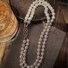 Collar de Perlas de Mar Profundo de 10 mm para Múltiples Usos, Cadena de Doble Capa, Cadena de Cintura, Cadena para Suéter, Perfectamente Redondas