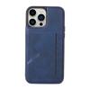 Para iPhone15ProMax Phone Case Card Samsung S24U Flip Bracket Huawei Capa de Couro Protetora