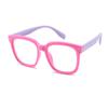 Nuevo armazón de gafas para niños material de silicona armazón de gafas de moda tendencia bebé miopía gafas planas P8411