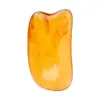 Tabla Gua Sha para Uso en Todo el Cuerpo, Herramienta Facial de Belleza con Forma de Cuerno, Palo Masajeador de Ojos, Tabla Raspadora Facial, Herramienta de Lifting para Hombros, Cuello y Espalda