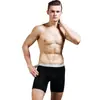 Ropa interior deportiva ajustada extendida modal resistente al desgaste para hombre calzoncillos talla grande pierna larga shorts inferiores para correr