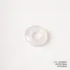 Anillo Corredizo de Ágata Blanca Natural Calcedonia Pulsera con Hebilla de Seguridad Colgante para Collar Pulsera DIY Accesorios para Joyería Venta al por Mayor