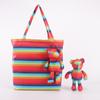Suministros del Fabricante Bolsas de Compras Plegables Creativas Multicolores con Forma de Oso Listas para Usar en Bolsas, Ositos de Nylon con un Encanto Infantil