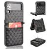 Para funda de teléfono Samsung Galaxy Z Flip4 con tarjeta de una pieza funda de cuero para teléfono Z flip 5 Z FLIP6