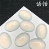 Yu Tian 6*8/7*9 resina imitação olho de gato anel oval antigo diy material de embutimento acessórios de grampo de cabelo