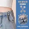Herramienta para Apretar la Cintura, Hebilla de Ajuste de Talla de Pantalones, Botón para Cambiar el Tamaño de la Cintura, Botón de Jeans, Herramienta para Apretar la Cintura de la Cabeza del Pantalón