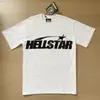 Comercio Exterior Transfronterizo Hellstar Hellstar Marca de Tendencia Europea y Americana Talla Grande Holgada Sudadera Camiseta Casual de Manga Corta para Hombre y Mujer